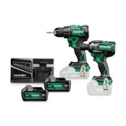 HiKOKI KC18DEWKZ Boormachine + Slagmoeraanzetter | 2x 18V 5,0Ah | +Systainer [KC18DEWKZ]